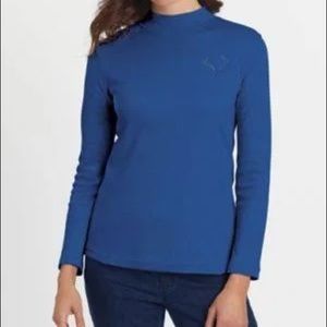 Hasting & Smith Long Sleeve Mock Neck Tee